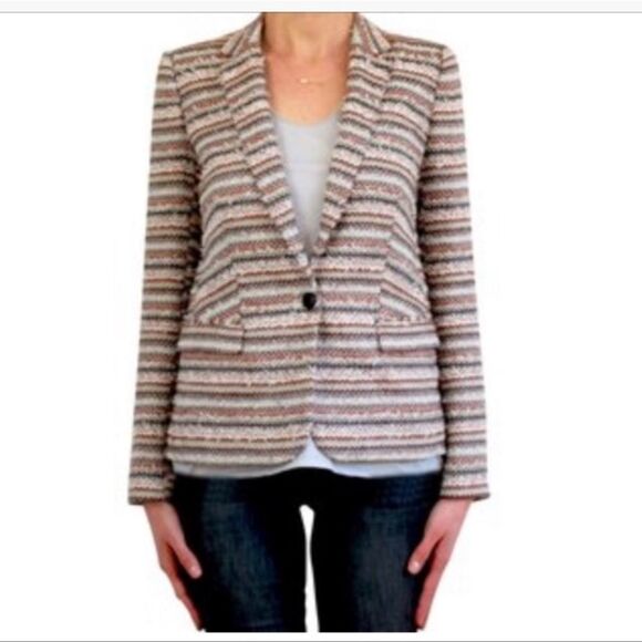 Madewell Crossweave Tweed Blazer Textured NWOT size 6 style 87294 - Picture 8 of 8